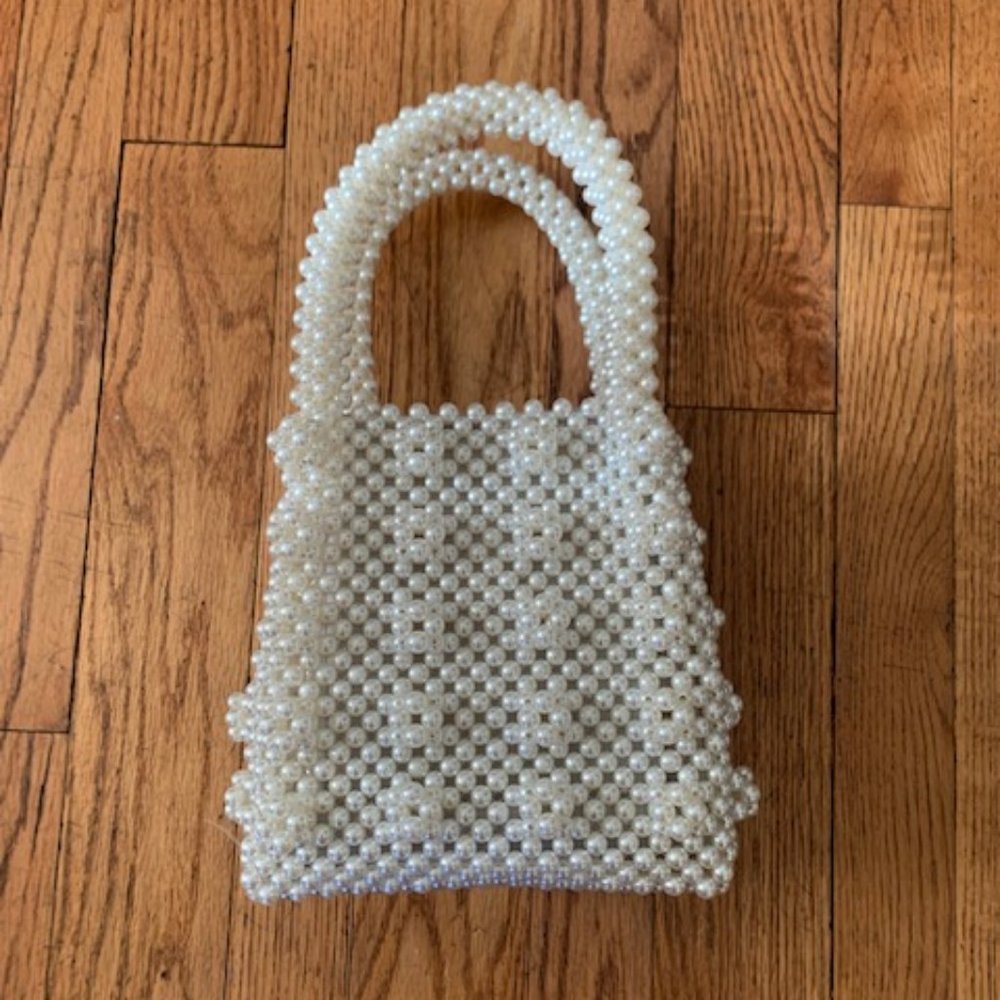 Handmade Pearly Beaded Bag